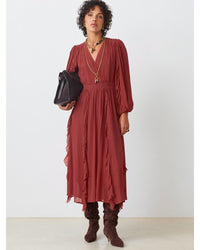 Suncoo Cassie Dress - Terracotta