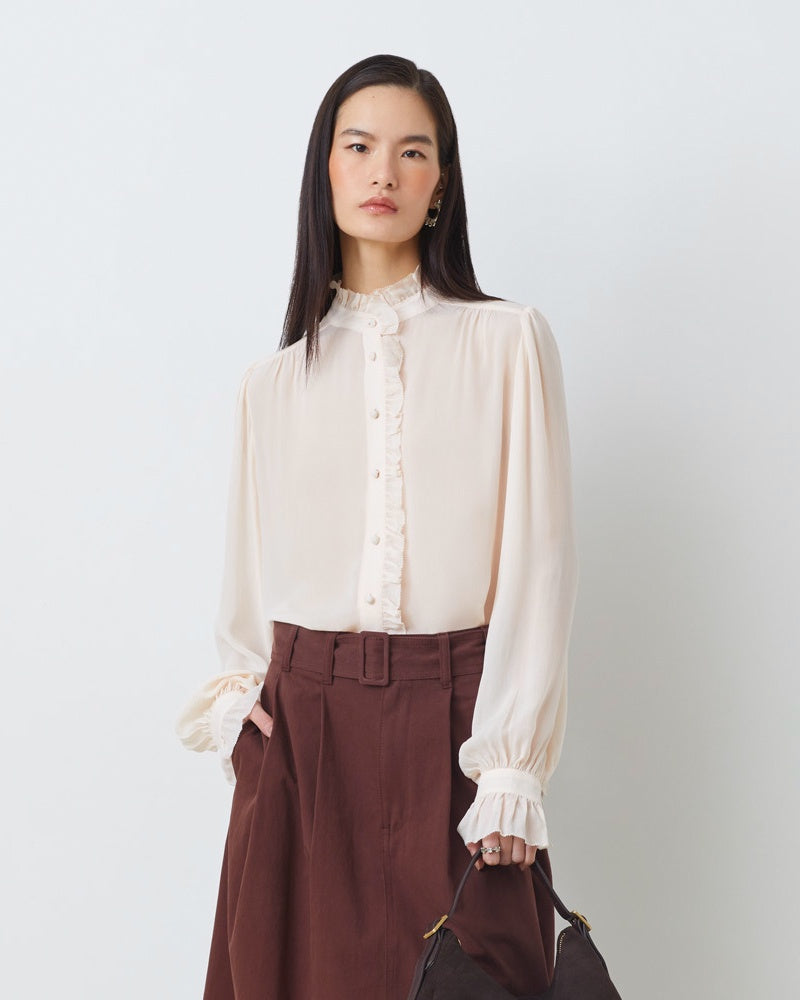 Suncoo Leonor Blouse - Nude