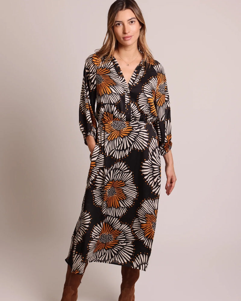 Traffic People Fusion Dress - Black