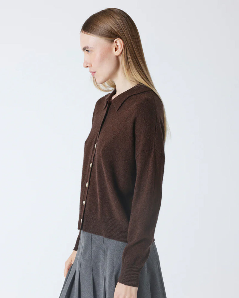 Absolut Cashmere Majura Cardigan - Brownie