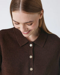 Absolut Cashmere Majura Cardigan - Brownie