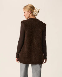 Des Petits Hauts Alvine Cardigan - Coffee