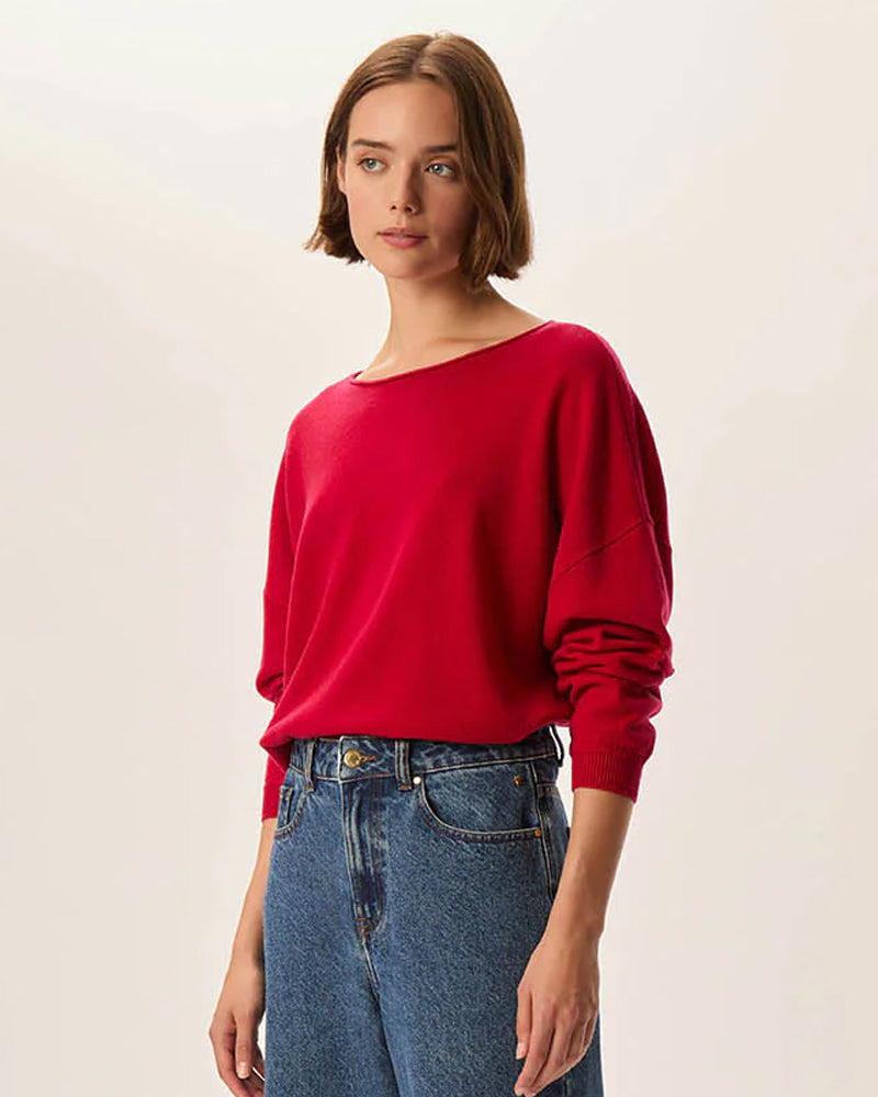 Des Petits Hauts Aragone Jumper - Carmin