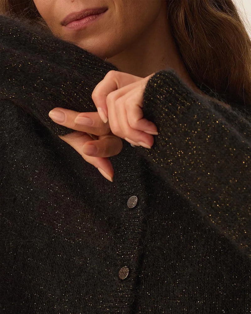 Des Petits Hauts Binette Cardigan - Black