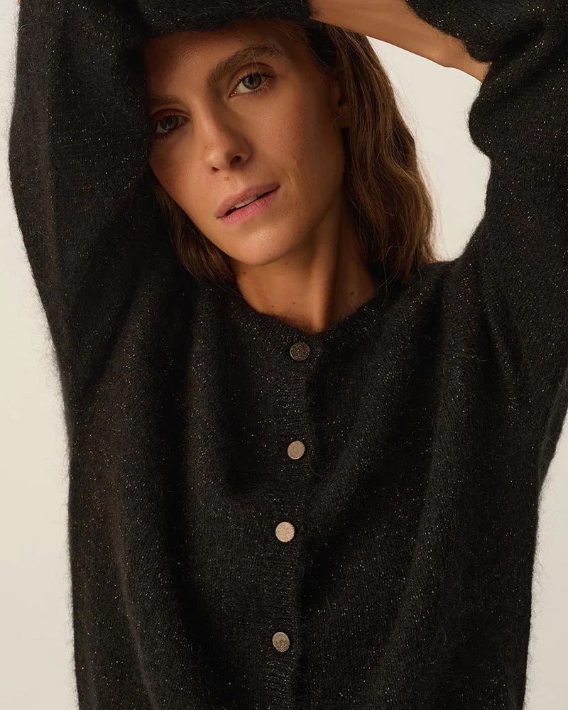 Des Petits Hauts Binette Cardigan - Black