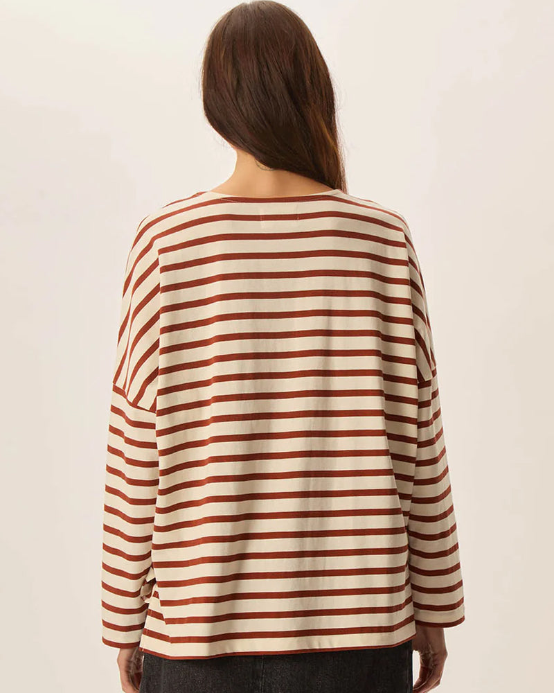 Des Petits Hauts Filly Top - Ecru/Fox