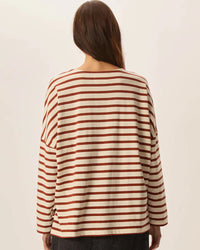 Des Petits Hauts Filly Top - Ecru/Fox