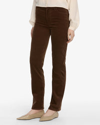 Frame Le Sleek Straight Corduroy Jeans - Chocolate
