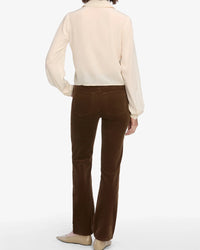 Frame Le Sleek Straight Corduroy Jeans - Chocolate