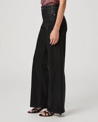Paige Anessa 31 Jeans - Coated Black Fog Luxe