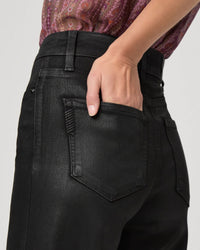 Paige Anessa 31 Jeans - Coated Black Fog Luxe