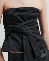 Second Female Bow Top - Black