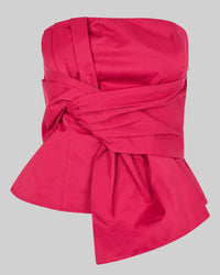 Second Female Bow Top - Persian Red