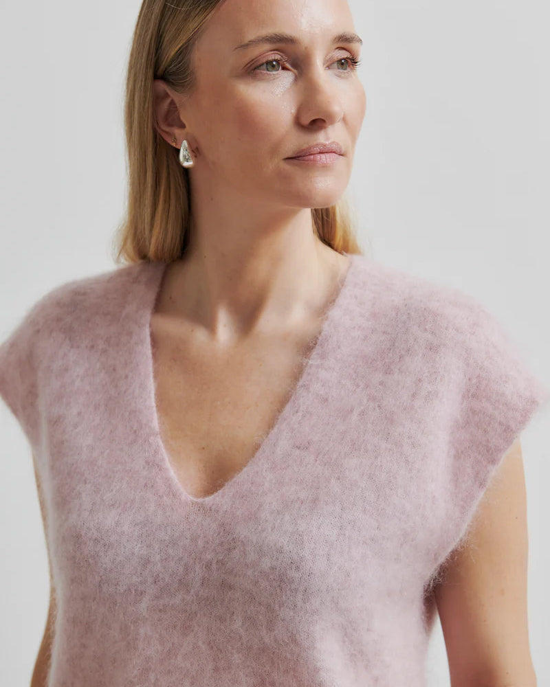 Second Female Camryn Knit Vest - Sepia Rose