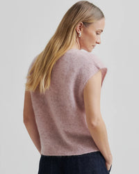 Second Female Camryn Knit Vest - Sepia Rose