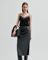 Second Female Diaz Strap Top - Black