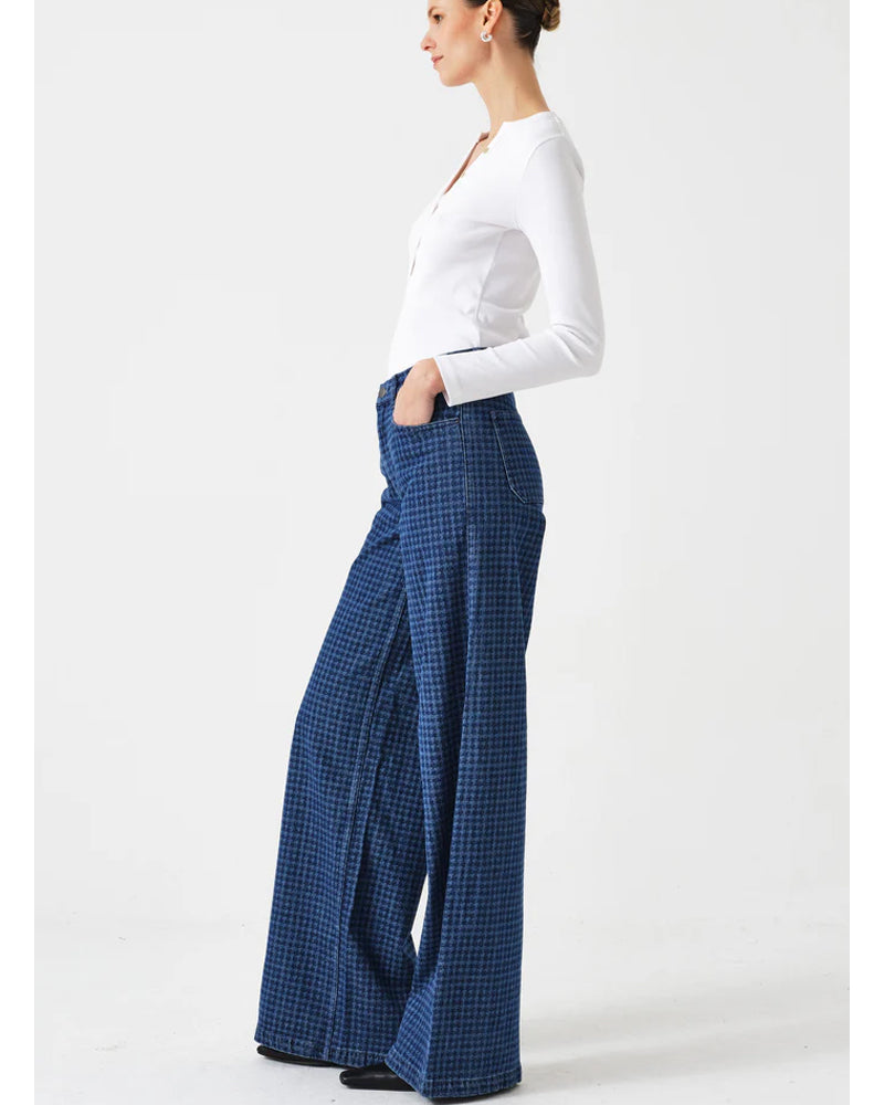 Seventy and Mochi Bay Jeans - Houndstooth