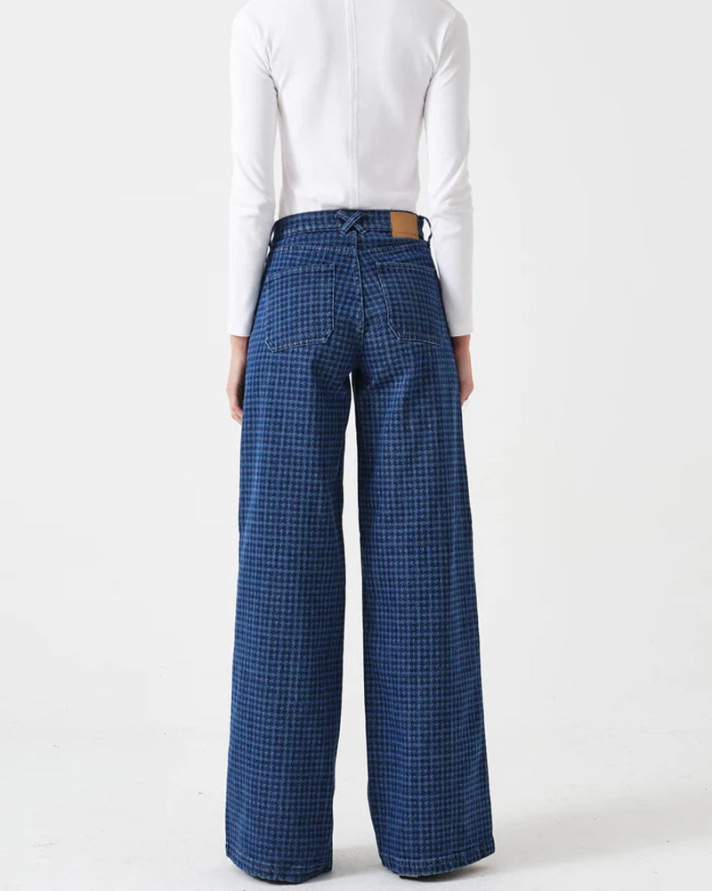 Seventy and Mochi Bay Jeans - Houndstooth