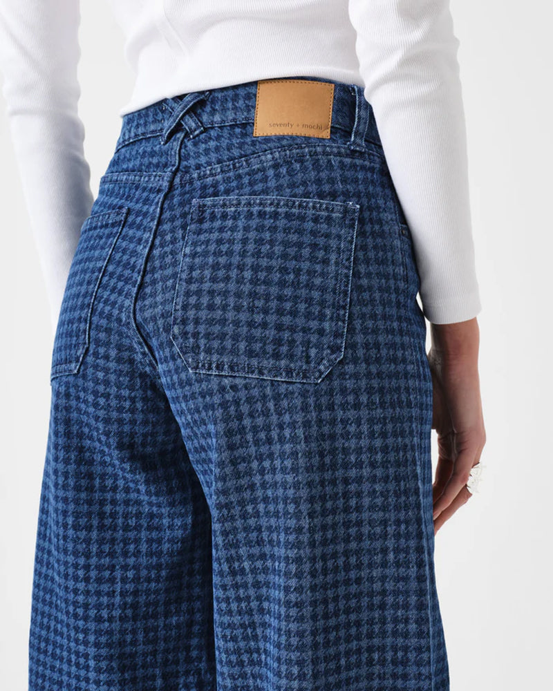 Seventy and Mochi Bay Jeans - Houndstooth