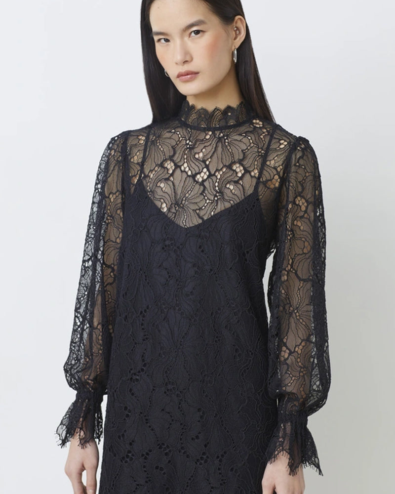 Suncoo Cara Dress - Black
