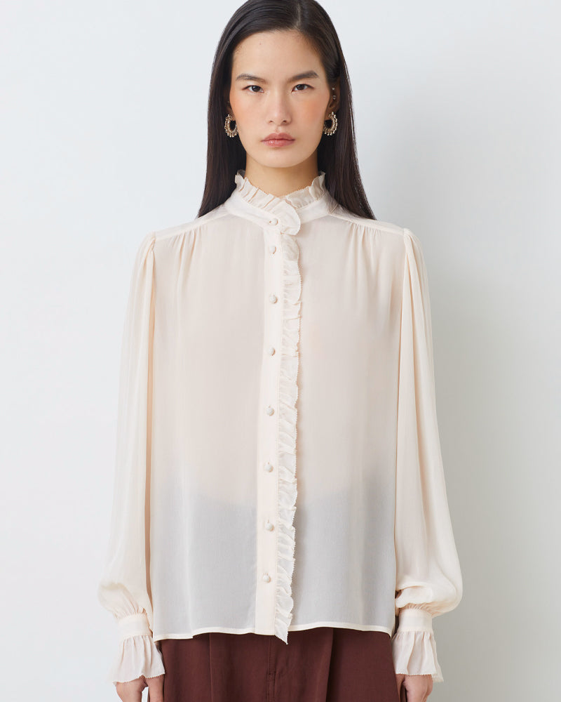 Suncoo Leonor Blouse - Nude