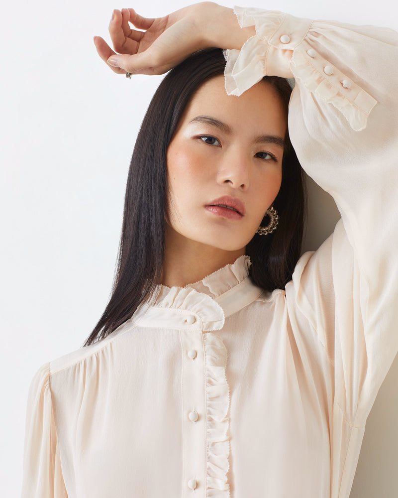 Suncoo Leonor Blouse - Nude