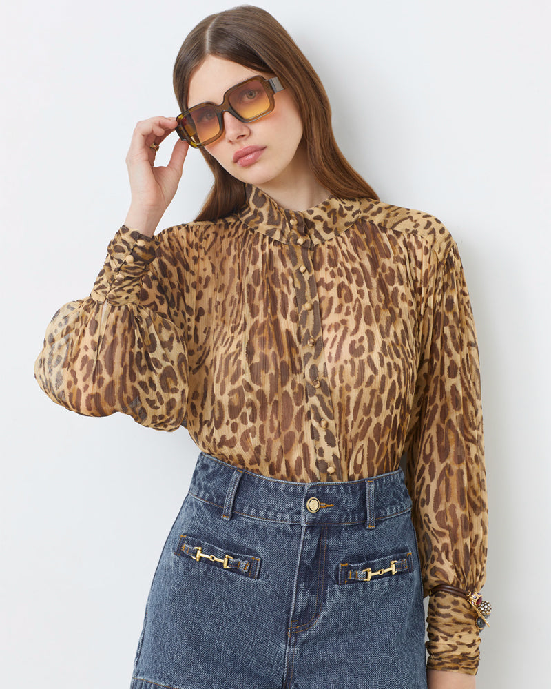 Suncoo Lux Blouse - Beige