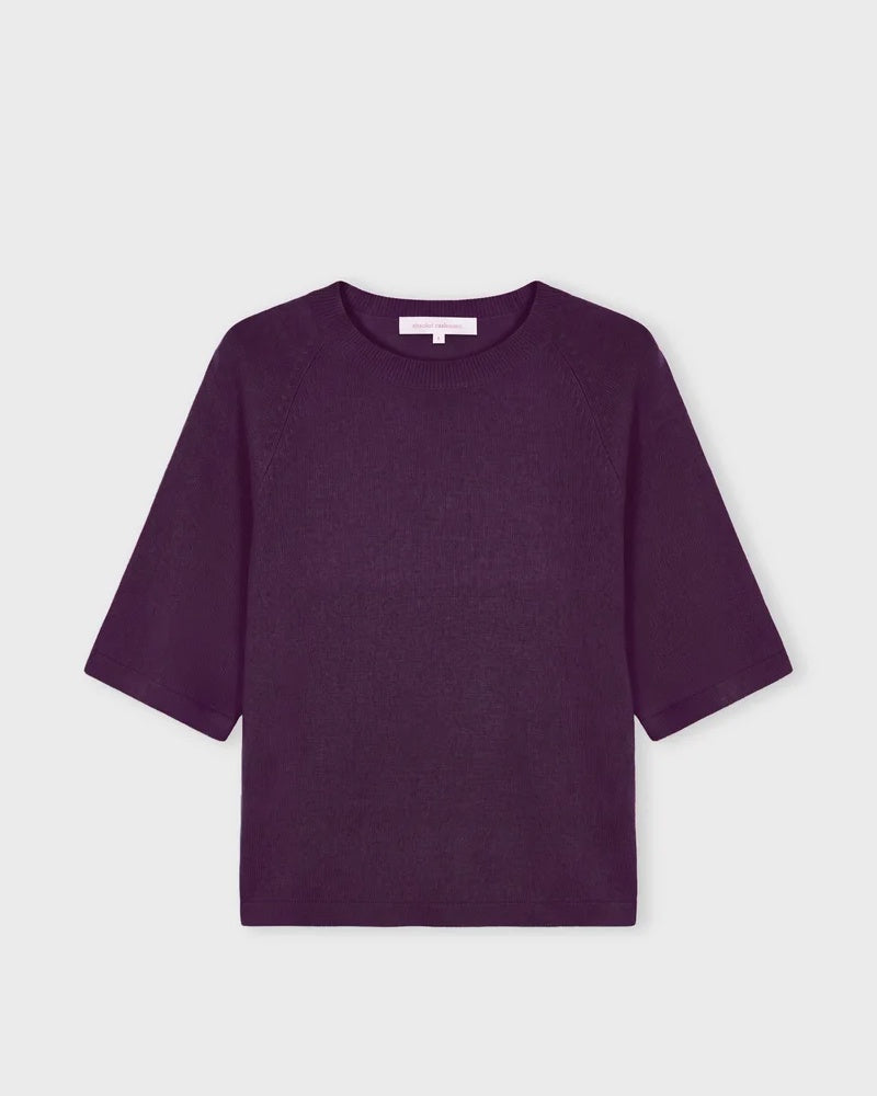 Absolut Cashmere Leana Jumper - Heather Plum