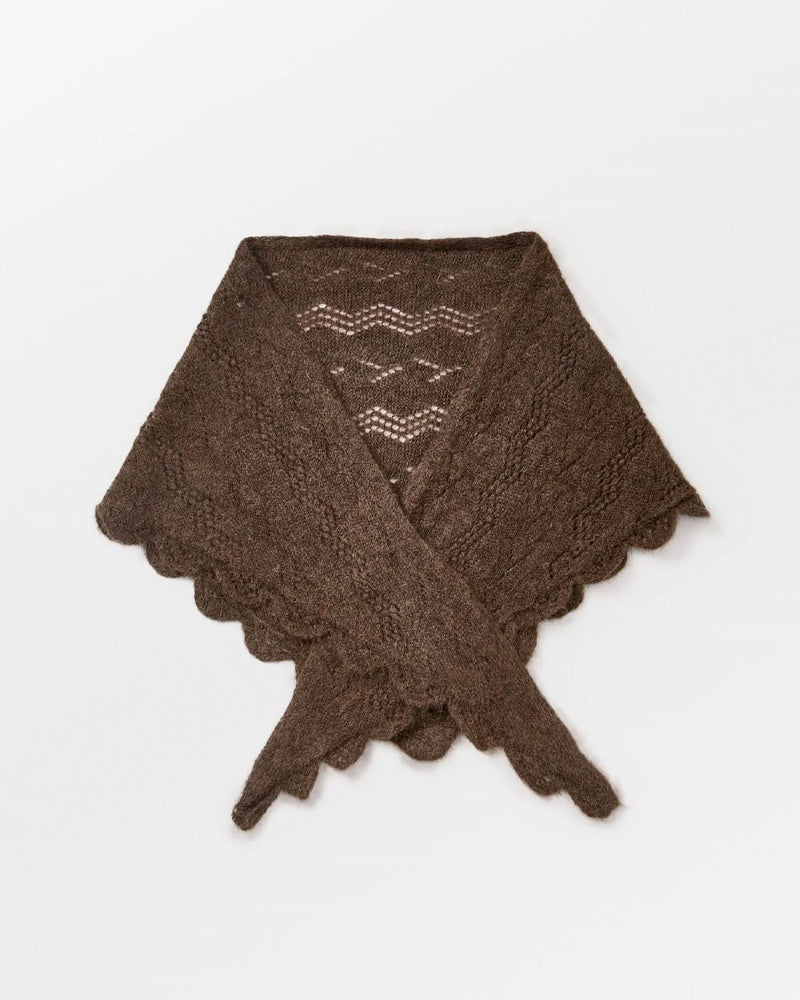 Becksondergaard Opany Triangle Scarf - Hot Fudge
