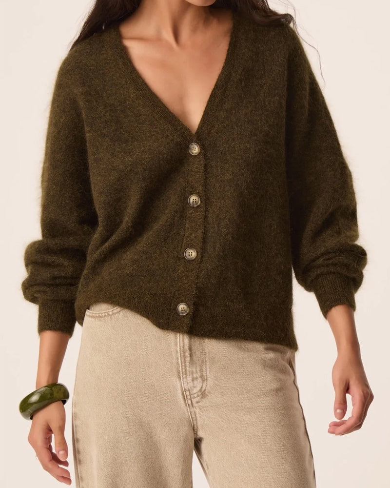 Des Petits Hauts Diana Cardigan - Forest