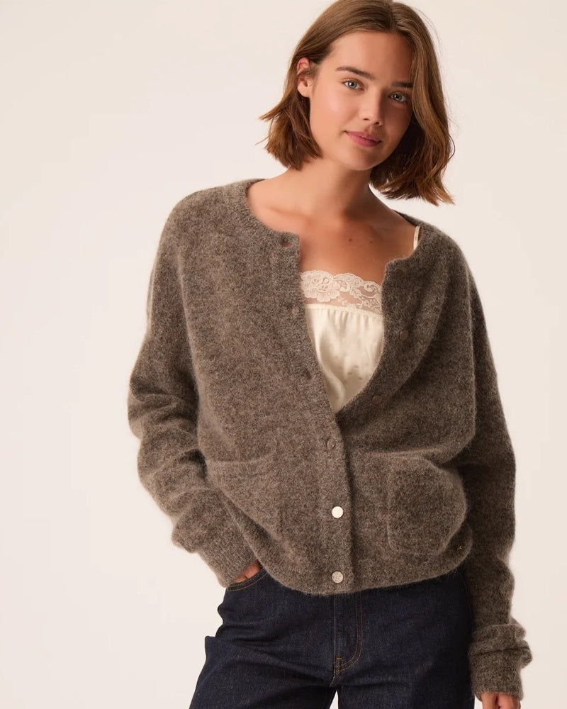 Des Petits Hauts Dobilou Cardigan - Otter