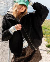 Laure + Max Goose Coat - Black