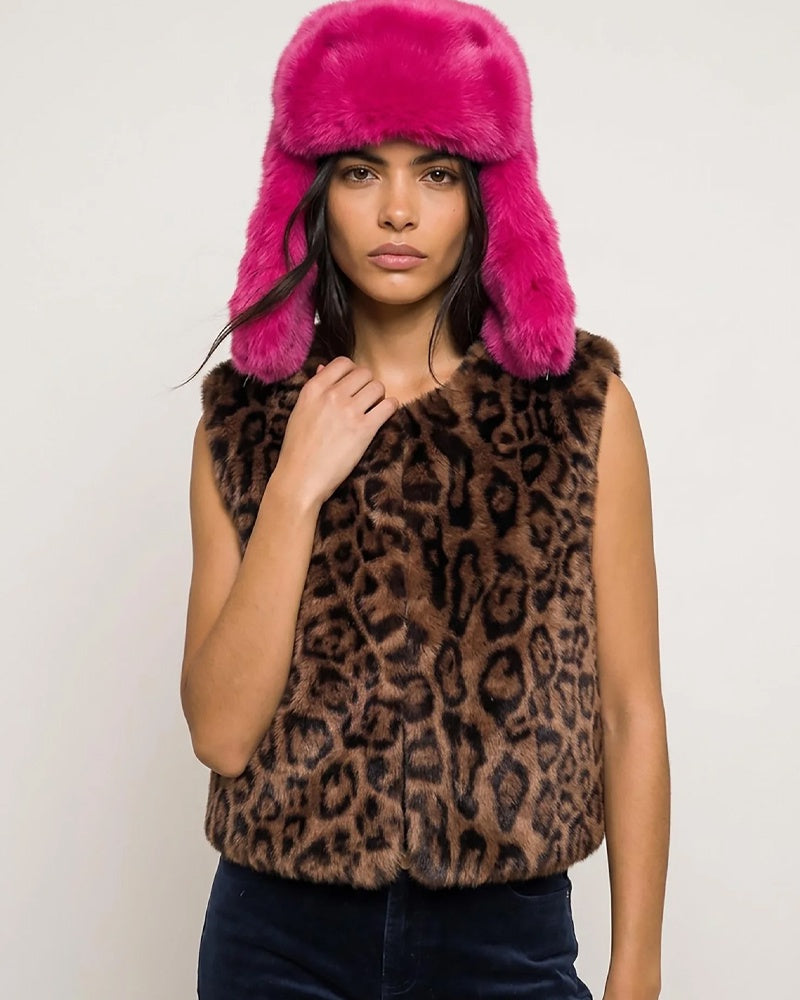 Nooki Edelweiss Gilet - Chocolate Leopard