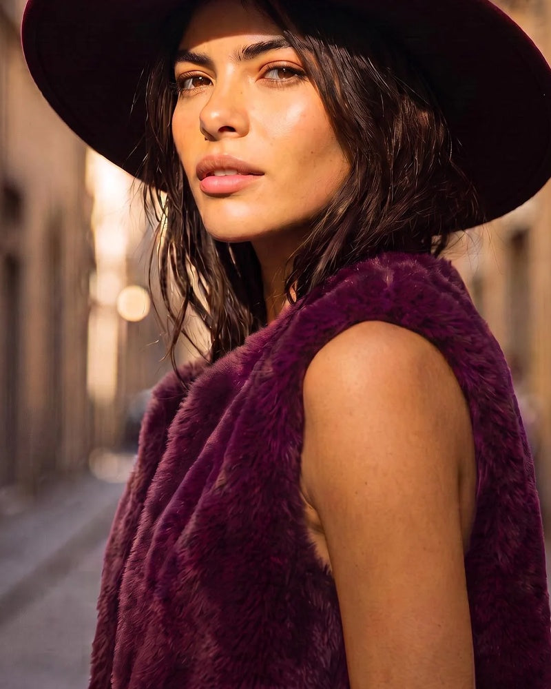 Nooki Edelweiss Gilet - Plum