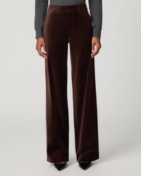 Paige Sasha Trousers - Burgundy Velvet