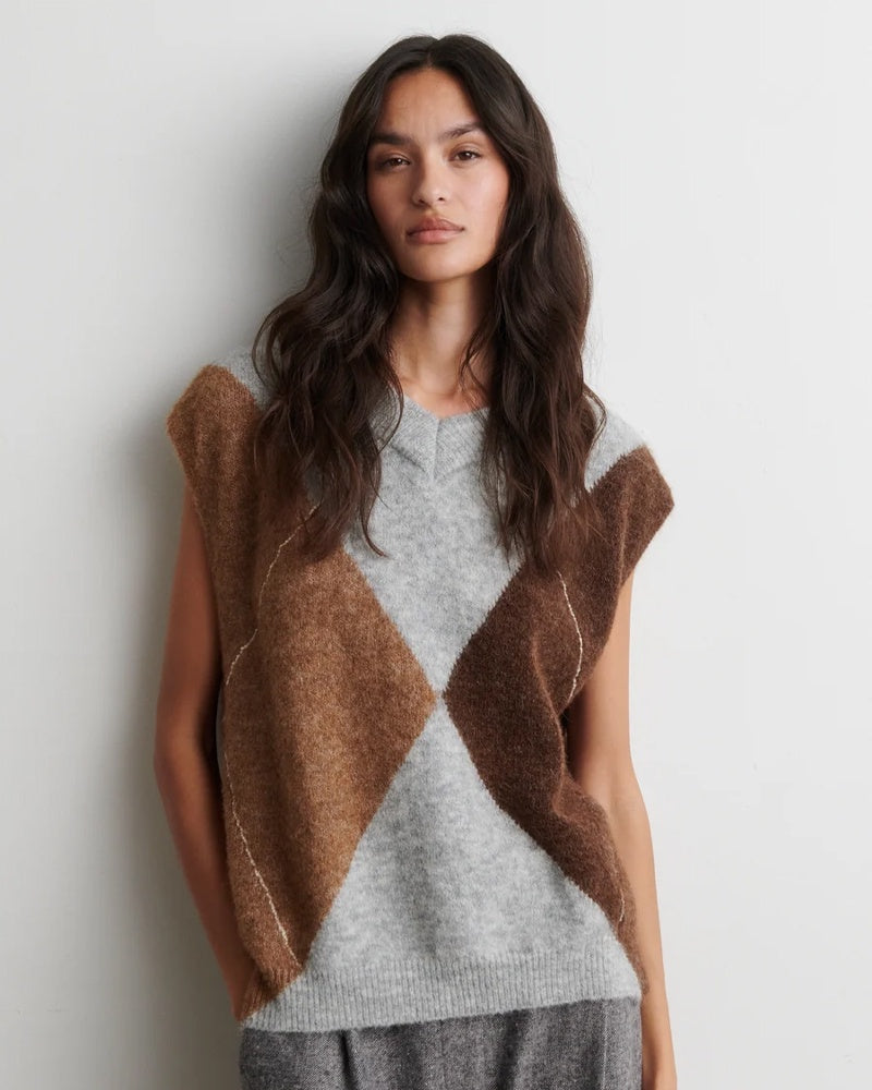 Second Female Forca Vest - Grey/Brown