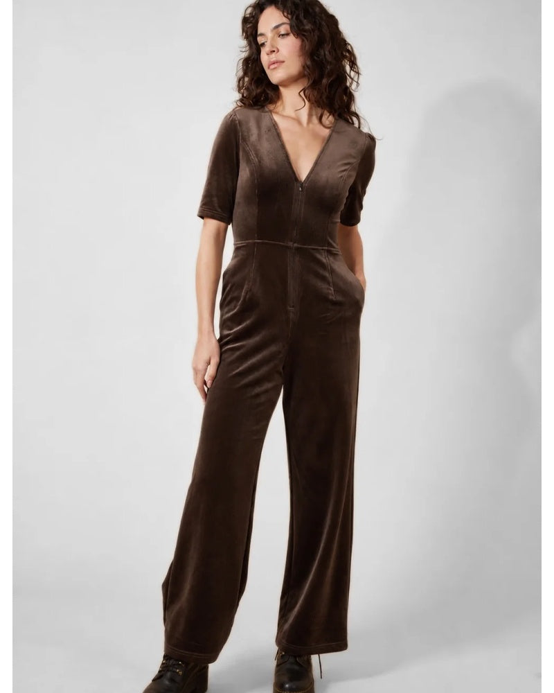 Traffic People Clan Jumpsuit - Brown