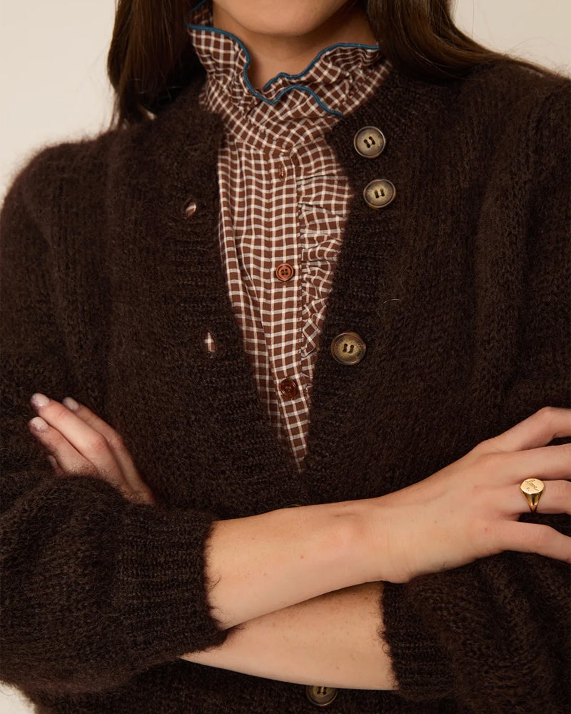 Des Petits Hauts Charles Cardigan - Brown