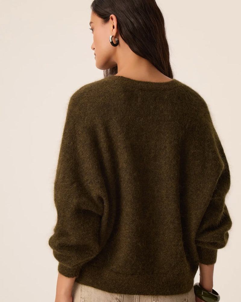 Des Petits Hauts Diana Cardigan - Forest