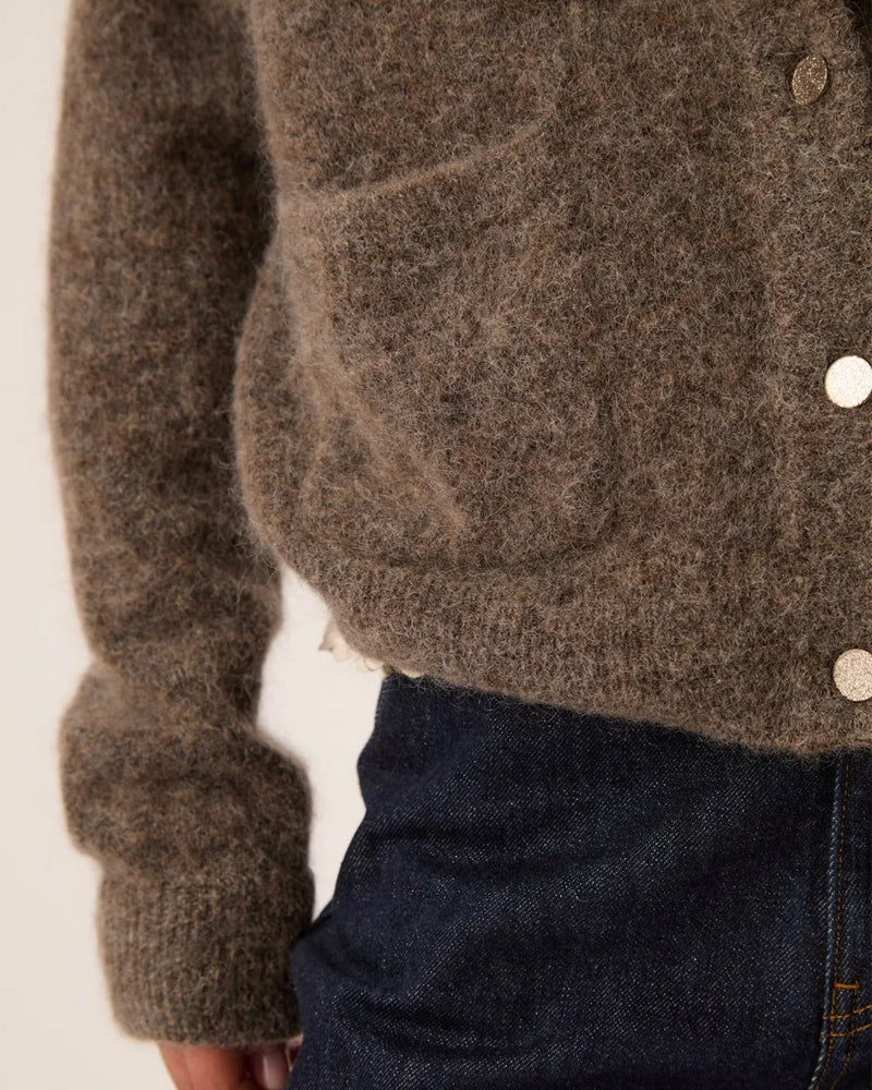 Des Petits Hauts Dobilou Cardigan - Otter