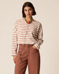 Des Petits Hauts Filly Top - Ecru/Blush