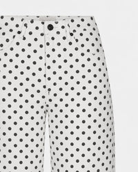 Frame Bow Crop Jeans - Polka Dot