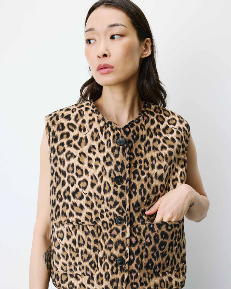 Grace and Mila Alexis Gilet - Leopard