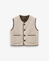 Grace and Mila Alexis Gilet - Leopard