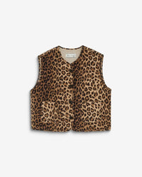 Grace and Mila Alexis Gilet - Leopard