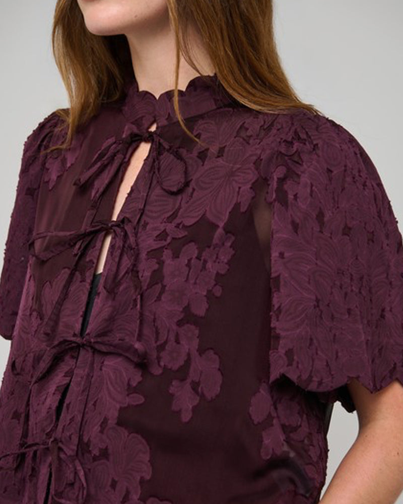 Kudibal Anja Jacket - Flora Berry Wine