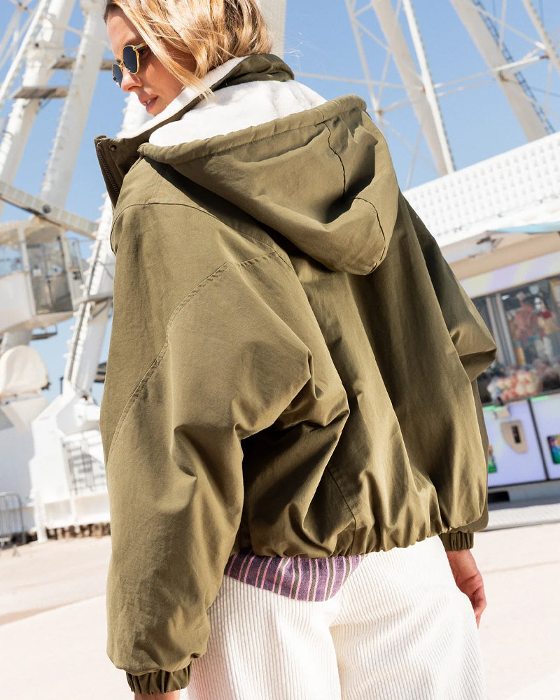 Laure + Max Goose Coat - Khaki