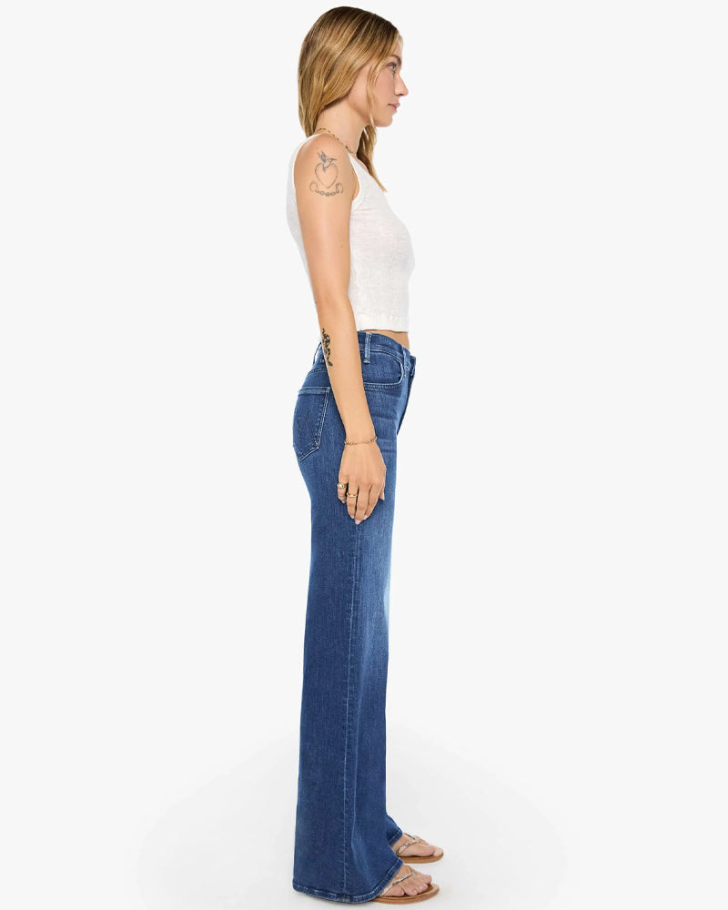 Mother Hustler Roller Sneak Jeans - Homecoming High