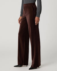 Paige Sasha Trousers - Burgundy Velvet