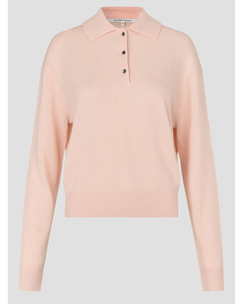 Second Female Longo Knit - Pink